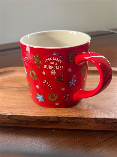 Target Wondershop Winter Red Christmas Print Holiday Mug Cocoa Coffee 16 Oz NEW - Etsy