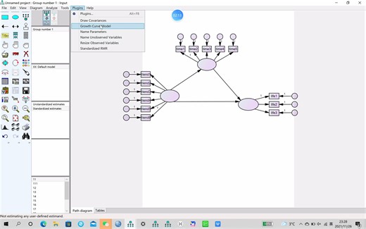 Amos中介效应分析模型及步骤