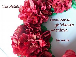 Facilissima ghirlanda natalizia fai da te
