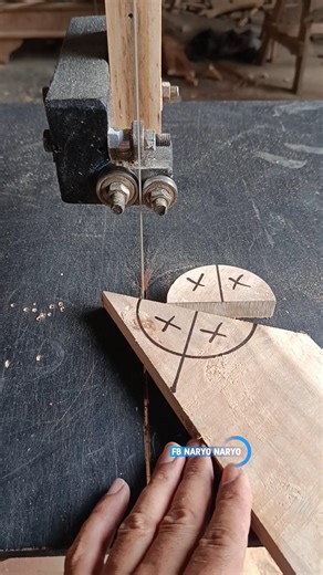 half circle trick idea #woodworking #wood #diy