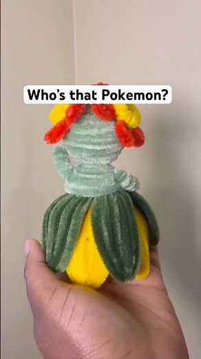GardenAe | Who’s that Pokemon? It’s Bellossom! Made from Pipe Cleaners