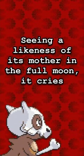 Cubone is the saddest Pokemon... Here's why