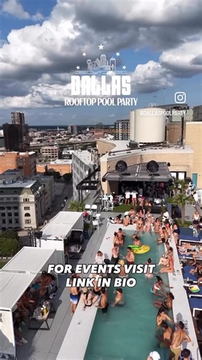 SUNDAY SWIM • 1pm-9pm Rooftop Pool Party 📍The Statler Dallas rsvp: dallaspoolparty.com | Dallas Entertainment