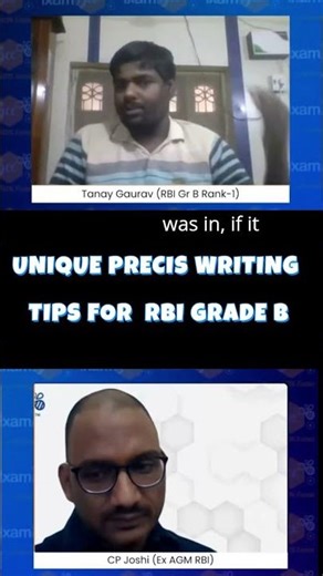 UNIQUE PRECIS WRITING TIPS FOR RBI GRADE B