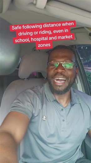 Safe Following Distance for Drivers and Riders