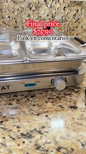 Costway buffet warmer & server trays #foodwarmer #servingtray #buffet #blackfriday #kitchenware #partytime #giftideas #tiktokshop | Rociio Ruiz