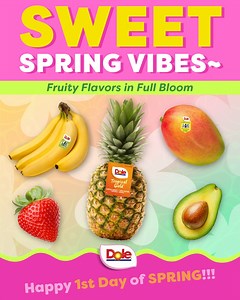 5K views · 52 reactions | Hello #spring! We’re celebrating our favorite spring 諾#fruits, what are yours?! #springvibes #recipeshare #fruitlover #RecipeInspo #recipes | Dole | Facebook