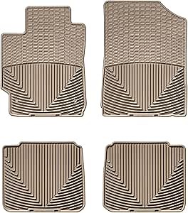 WeatherTech All-Weather Floor Mats for Toyota Camry 1st & 2nd Row (WTCT071085), Tan