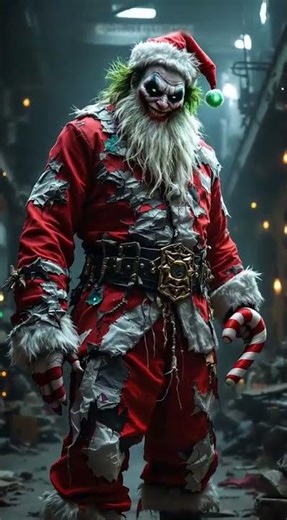 Cell Phone Backgrounds #Santa & Joker #wallpaper #anime #santaclaus