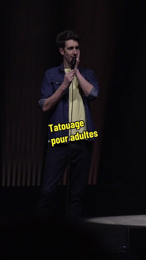 Stand-Up Comedy with Jeremy Demay | Tatouage pour adultes