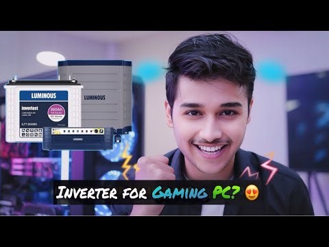 🔥 Gaming PC Inverter Setup | Luminous Shine 1100 + 160Ah Battery | No More Power Cuts! ⚡🎮