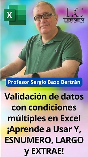 Create a CUSTOM VALIDATION in Excel with MULTIPLE CONDITIONS using AND, ISNUMBER, LEN and MISC