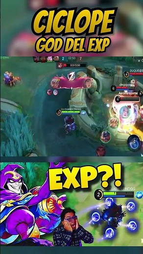 Cíclope EXP 1 en Mobile Legends #mobilelegends #ciclopemlbb #cuarentinogamer