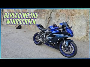 Replacing R7 Windshield | Yamaha R7