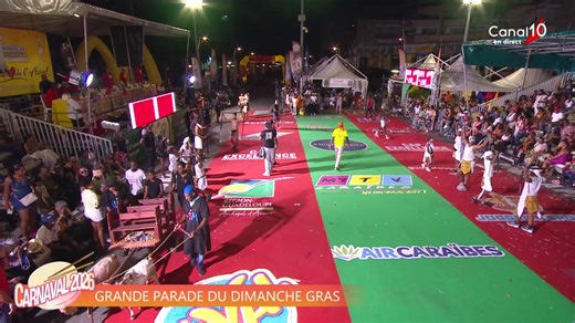 CARNAVAL DE GUADELOUPE À POINTE-À-PITRE 2026 / LA GRANDE PARADE DU DIMANCHE GRAS (Part.2/2) du 15 Février 2026 | canal 10