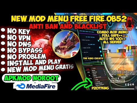 NEW MOD MENU OB52‼️THEKINGCHEATS V222 X P2077KNG V8.2 FULL SAFE😱 ALL SERVER ANTI BAN AND BLACKLIST😘🤩