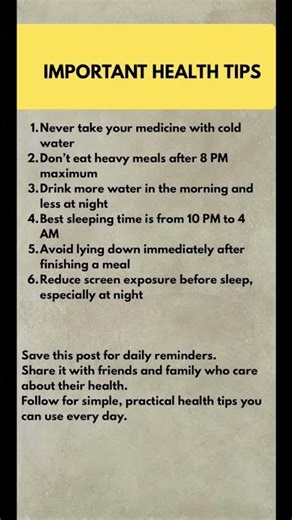 Important Health Tips Doctors Recommend for Better Daily Living #wellnesstips #stressrelieving