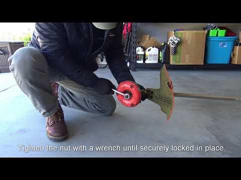 How to install Tri-clone Trimmer Head on a Husqvarna