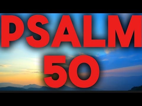 Psalm chapter 50 Kjv