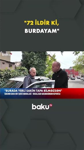 Bakının tarixi məhəllələrindən olan Rəsulzadə qəsəbəsindən reportaj - Baku TV