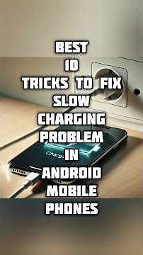 Best 10 Tricks to Fix Slow Charging Problem in Android Mobile Phones | slow charging problem solved