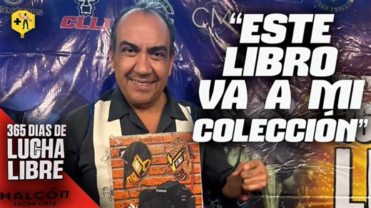 3K views · 39 reactions | Piero: "Con este libro está plasmado mucha historia de la lucha libre. Valoro mucho tenerlo" | Más Lucha | Facebook