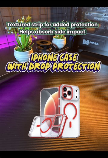 iPhone Drop Protection with Clear Acrylic Case