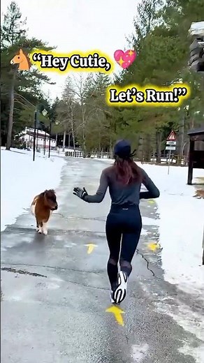 🐴💖 Hey Cutie, Let’s Run! #athletics #viral #usa #running #shorts