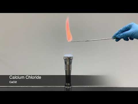 Flame Test: Calcium Chloride