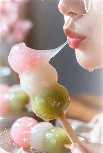 Soft, crunchy, Juicy dango ASMR 🍡🫧 #asmr #asmrvideo #crunchy #juice #pinterest #pinterestaesthetic