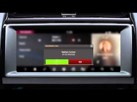 Jaguar F-PACE 2017 | InControl Touch Pro Interactive Side Panel