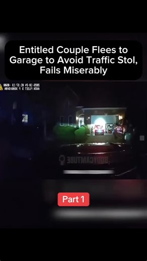 ConspiracySilent on Instagram: "Entitled Couple Flees to Garage to Avoid Traffic Stop, Fails Miserably #cops #copsusa #police #policeofficer #foryou"