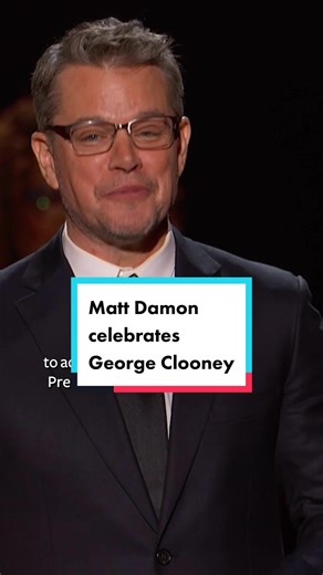 Matt Damon Celebrates George Clooney at Kennedy Center Honors