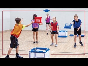 A Beanbag Toss Game That's BIG On Size, Teamwork, and Movement!