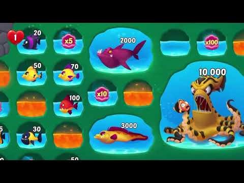 Fishdom Hungry Fish Attack! Save the Fish Before It Gets Eaten | Fishdom Mini Game Ads Review Video