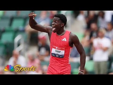 Ja'kobe Tharp surprises in men's 110m hurdles victory at USATF Outdoor Championships | NBC Sports