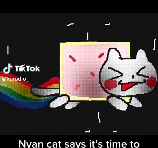 Nyan Cat Animation: Flipnote Creator and Hydration Reminder