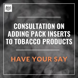 Smoking is the single leading preventable cause of illness and mortality in the UK. We’re taking action to reduce the burden on the NHS and help people to live healthier lives. Share your views on our consultation on adding health information pack inserts to tobacco products to encourage more smokers to quit. Have your say: https://www.gov.uk/government/consultations/mandating-quit-information-messages-inside-tobacco-packs | Department of Health and Social Care - DHSC
