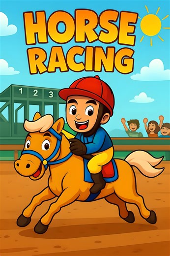 Horse Racing Coloring Book – 20 Printable Pages of Horses, Jockeys, Barns, and Track Life (PDF Download) - Etsy