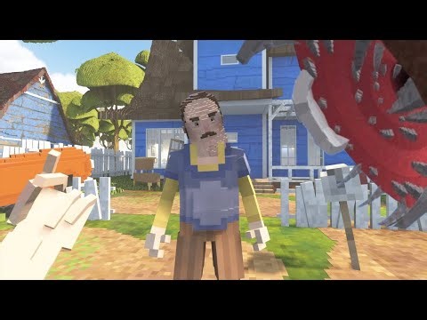 Liquify Tool MOD vs Hello Neighbor MOD vs Modular Bosses MOD in Teardown and Minecraft PE