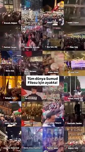 Dün, dünya şehirlerinde yaşanan manzaralar böyle oldu. Yüzlerce şehir, milyonlarca insan ayağa kalktı. Bunun önünde İsrail değil hiçbir güç duramaz, duramayacak. İşte vicdanın, dayanışmanın, insanlığın gücü bu! #SUMUD filosundaki vatandaşlarımız ve 12 ülkeden aktivist, ülkemizin gönderdiği uçakla Türkiye’ye dönecek birazdan. Herbirine, insanlığın ortak vicdanı oldukları için teşekkür ediyorum. Filistin nehirden denize kadar özgür olacak! 🇹🇷🇵🇸 | Fatma Şahin