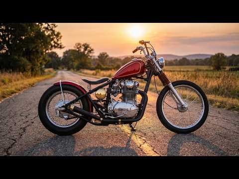 1975 Yamaha XS650 Hardtail Bobber Chopper Build | From Rusty Stock to Custom Masterpiece