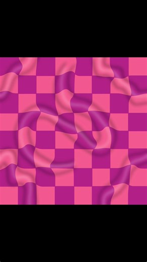 Mesmerizing Wavy Checkerboard Pattern 💗✨ | Procreate Digital Art