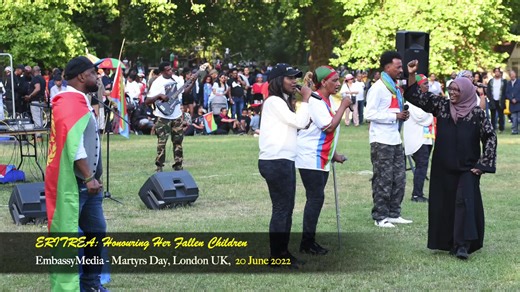 EmbassyMedia - 20 ሰነ መዓልቲ ሰማኣታት ኣብ ከተማ ሎንዶን! | Eritrea Embassy Media