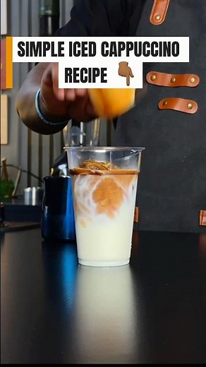 ☕❄️ How to Make an Iced Cappuccino (coffee shop style!)