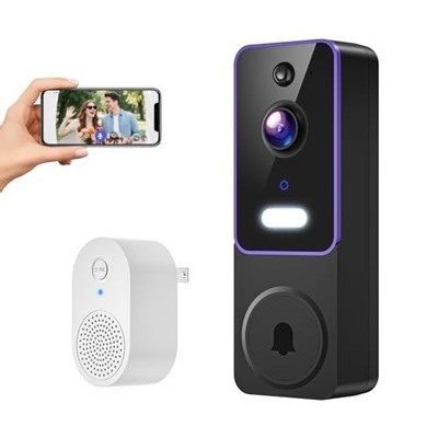 Ring Video Doorbell 1080p HD Camera WI-FI Night Vision Motion Detection Wireless | eBay