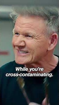gordon calls out chefs for DANGEROUS cross contamination 😳 #kitchennightmares