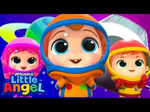 Little Baby Astronauts | Little Angel | Nursery Rhymes for kids - Little Angel