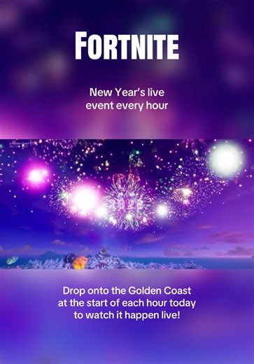 New Year's Live Event in Fortnite 2026