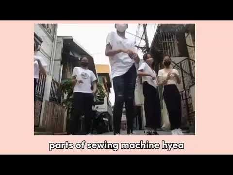 Parts of sewing machine song